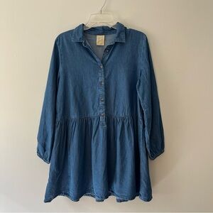 Girls Thereabouts Chambray Dress 2XL